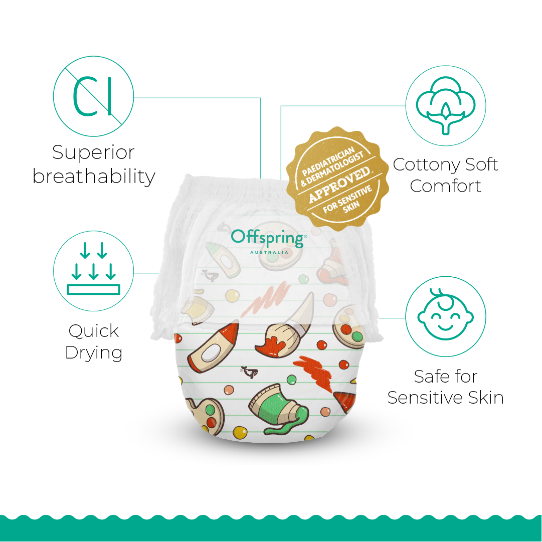 Offspring® Fashion Diapers - Mini Pack