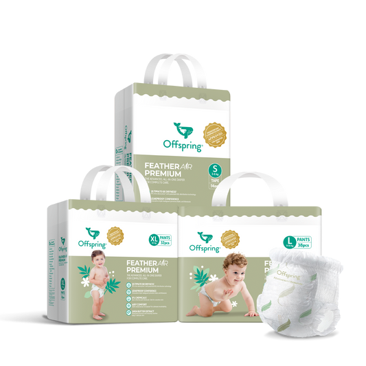 Offspring® FeatherAir Premium Diapers - 3 Pack Bundle